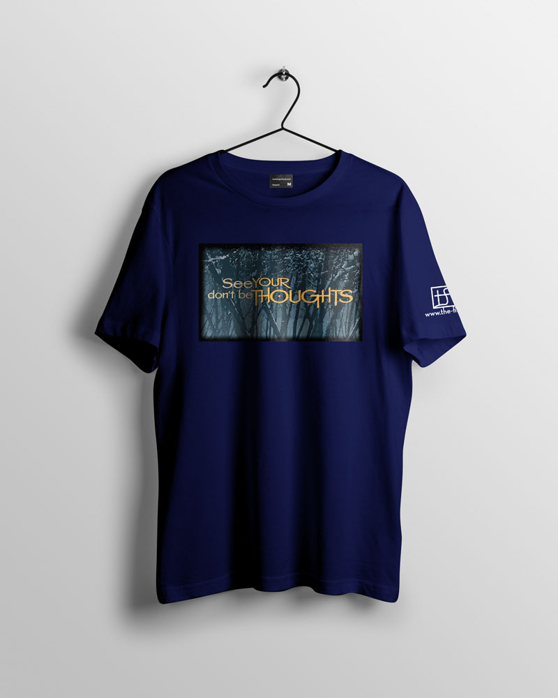 "See Your Thoughts" T-shirt | Men's | Blue - Image 2