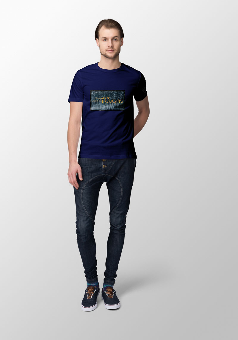 "See Your Thoughts" T-shirt | Men's | Blue