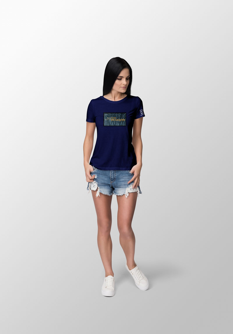 "See Your Thoughts" T-shirt | Women's | Blue